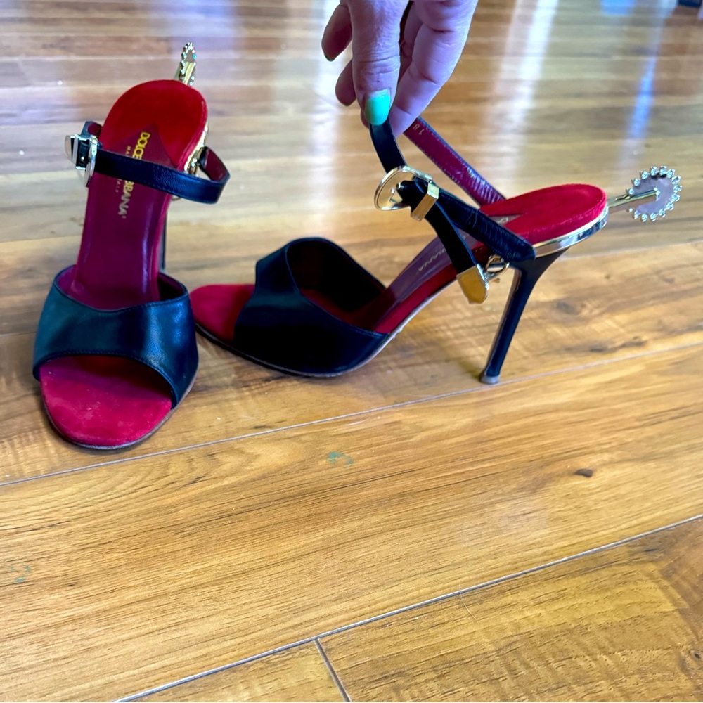 Dolce and Gabbana spur heels